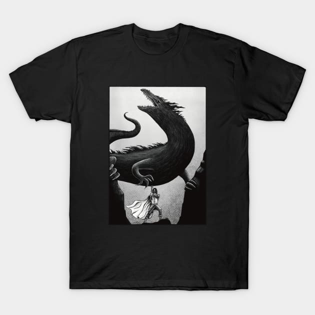 Turin and Glaurung T-Shirt by Cheapheat